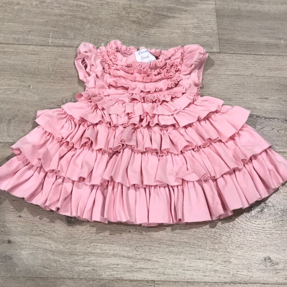 lemon loves layette Other - Lemon Loves Lime baby girl pink ruffle dress 0-3 M